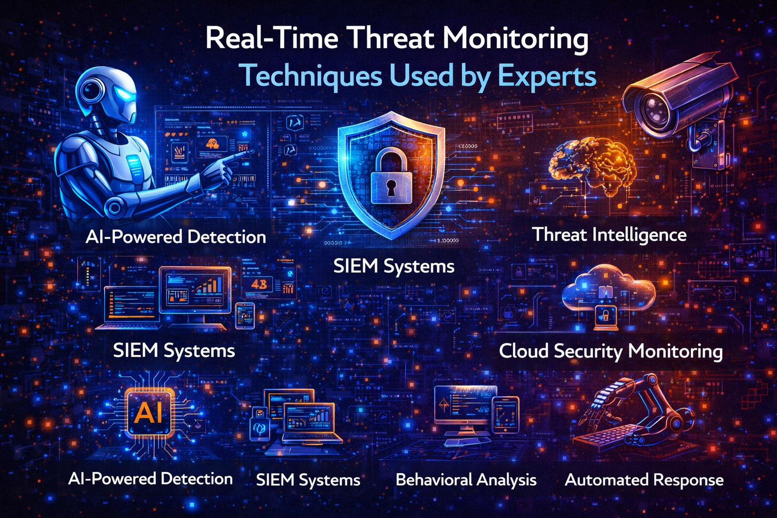 Real-Time Threat Monitoring Techniques Used by Experts