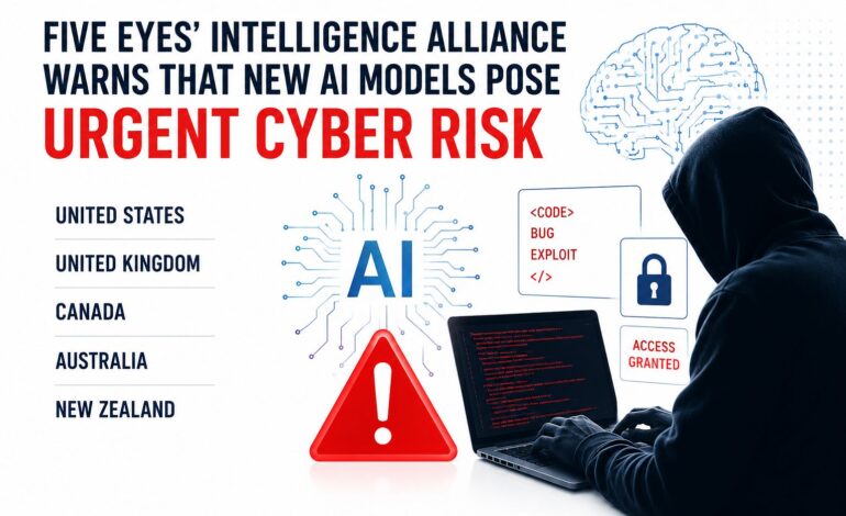 Five Eyes Intelligence Alliance Warns: New AI Models Pose an Urgent Cybersecurity Risk